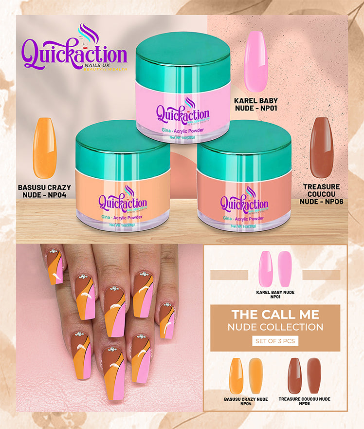 Quickaction Call Me NDE Collection Set (3 Pcs)