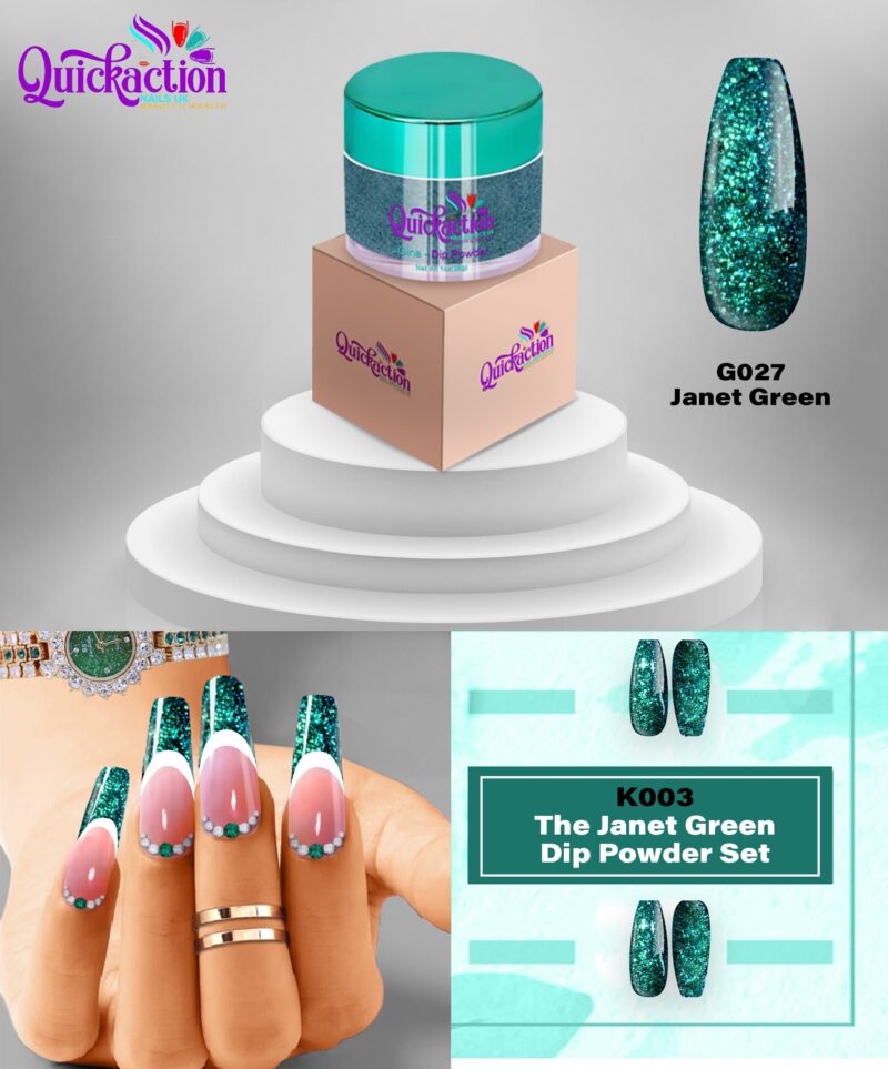 Quickaction Dip Powder Set (G027-Janet Green)