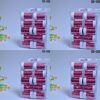Quickaction Holographic Red Broken Mirror Nail Transfer Foil