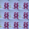 Quickaction Holographic Red Broken Mirror Nail Transfer Foil