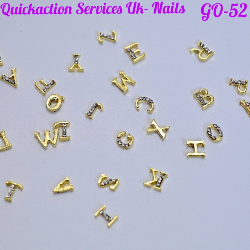 InShot_20210404_020547025 Mixed Nail Art Decoration Letters