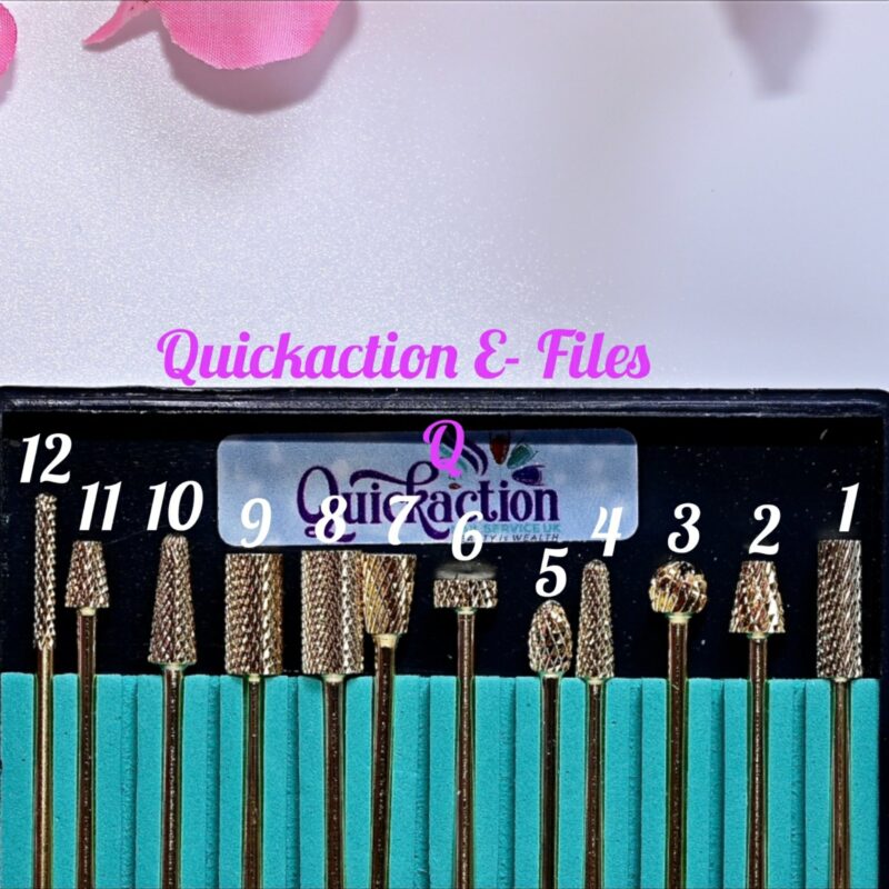 Quickaction Super Tungsten Carbide Nail Drill Bits 