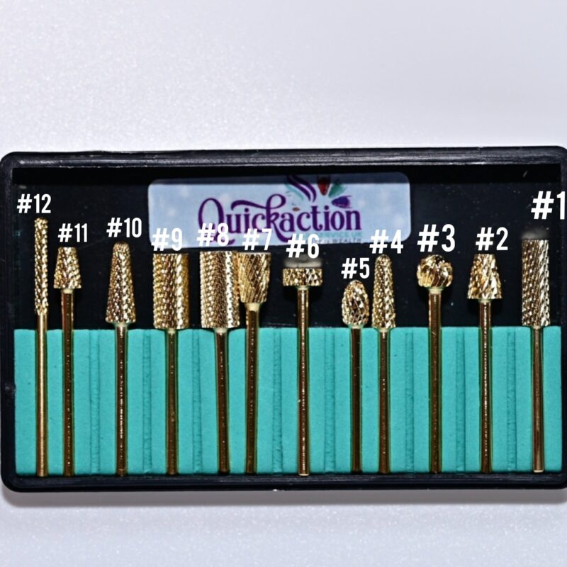 Quickaction Super Tungsten Carbide Nail Drill Bits 