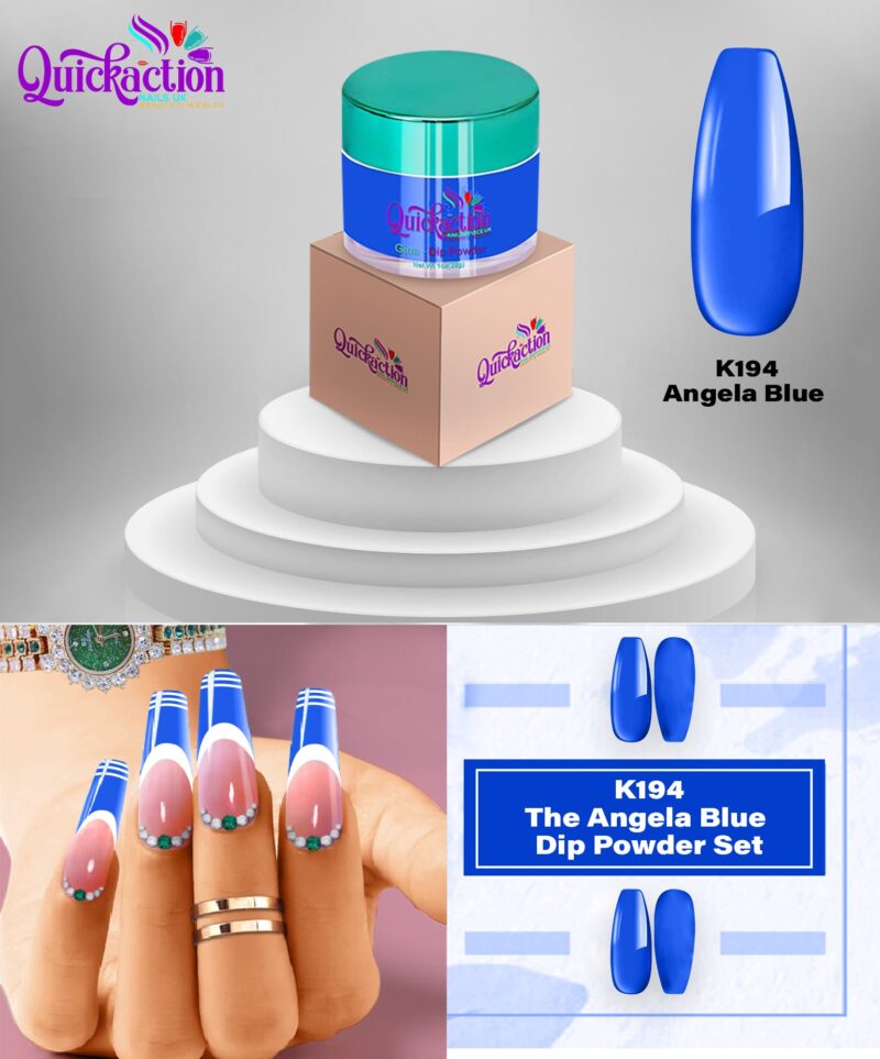 Quickaction Dip Powder (K194- Angela Blue)