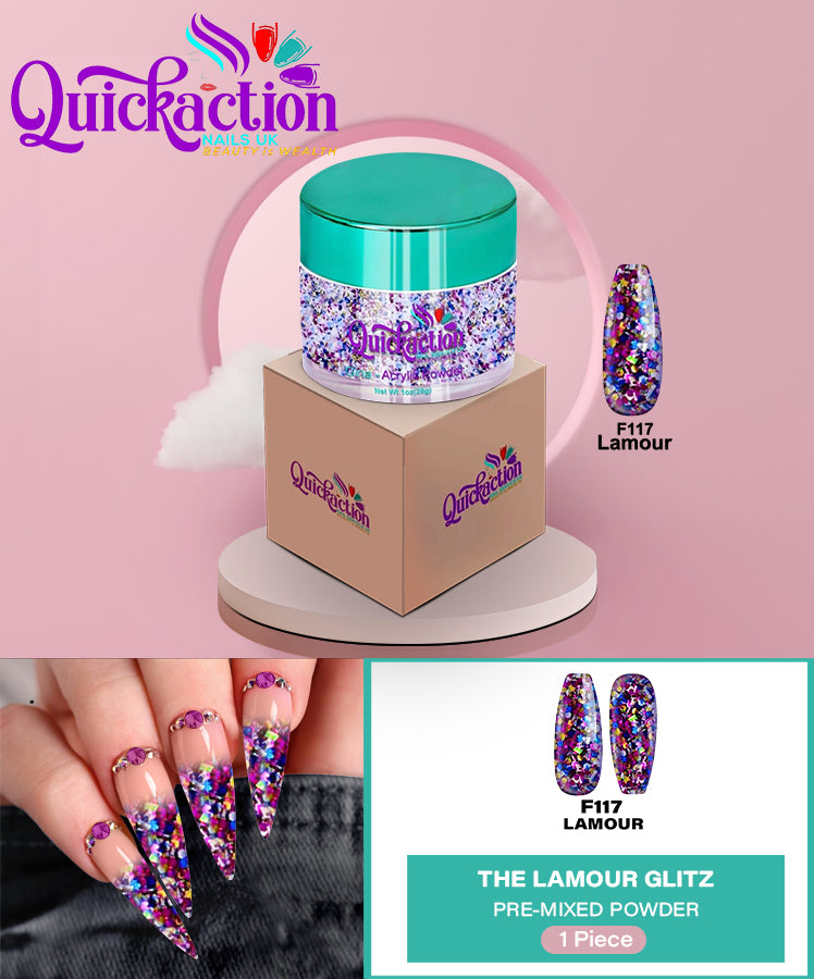 Pre-Mixed Acrylic Powder (L'amour)