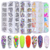 Multi-sized Flat Bottom Glitter Gems