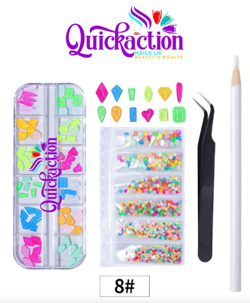 Screenshot2022-06-11at04.44.19 Multi-sized Flat Bottom Glitter Gems