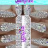 Multi-sized Flat Bottom Glitter Gems