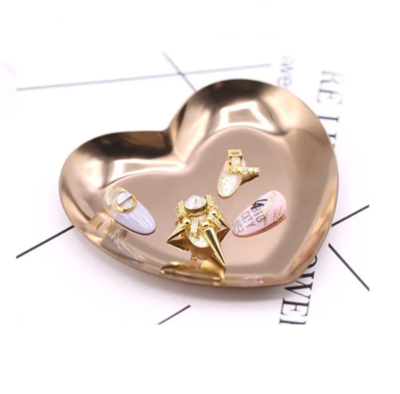 Heart Shape Nail Art Rhinestone Trays