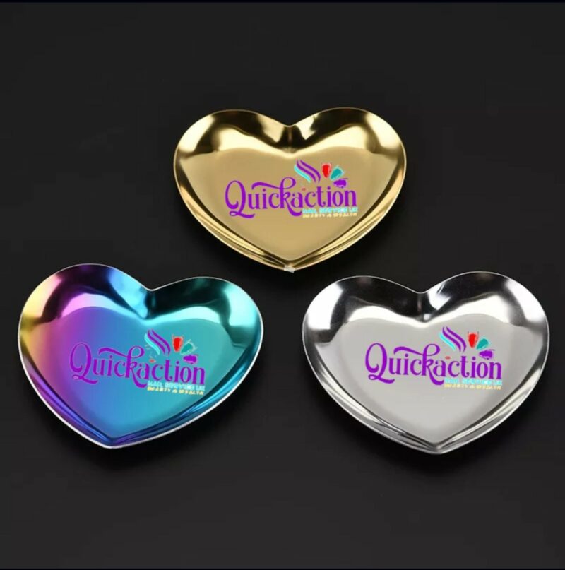 Heart Shape Nail Art Rhinestone Trays
