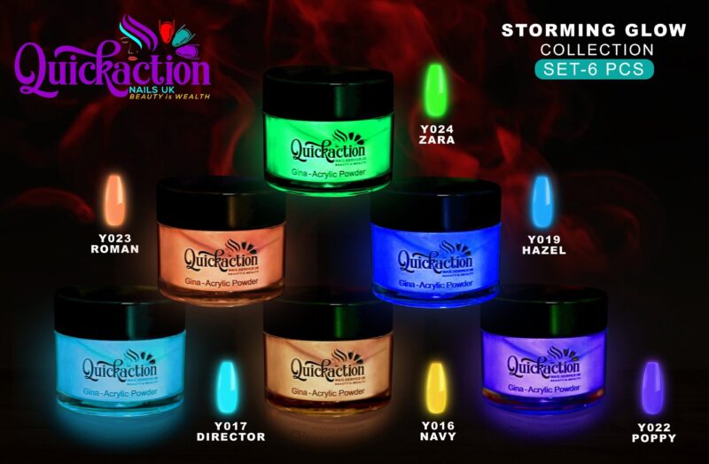Set6-1 STORMING GLOW COLLECTION- SET 6 PCS