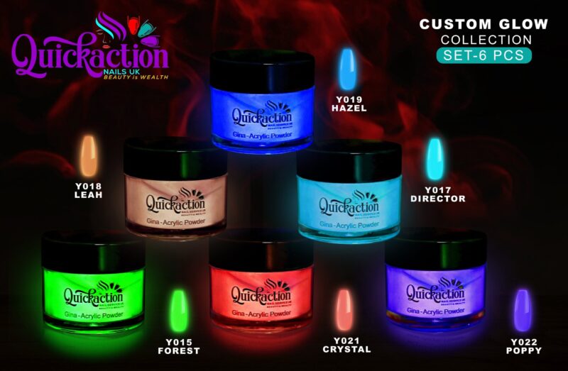 Set6-6 CUSTOM GLOW COLLECTION- SET 6 PCS
