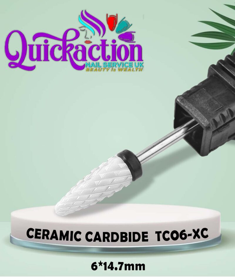 Quickaction Ceramic Nail Drill Bit (TC06-XC)